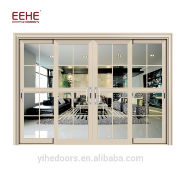 Projetos da porta principal com vidro do painel da visão para a porta dos acessórios das casas e o quadro de janela